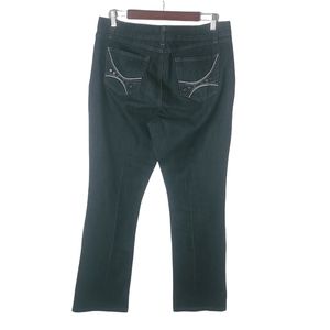JeanStar 12 34x31 Black Stitch Grommet Pocket Jeans